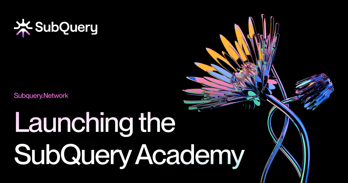 SubQuery Academy Banner